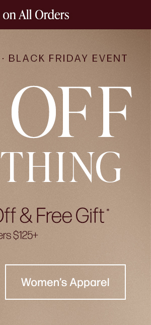 up to 40% off everything plus extra 10% off and free gift with orders $125+