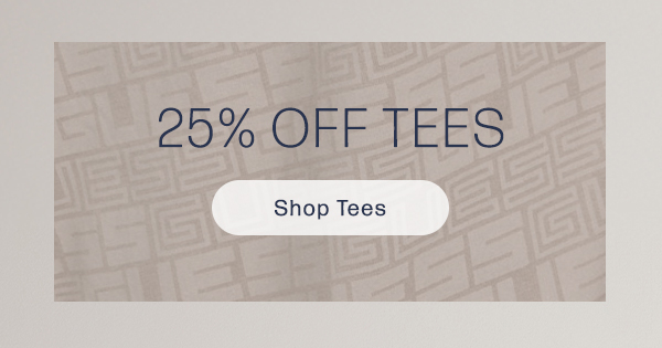 shop 25% off tees for women