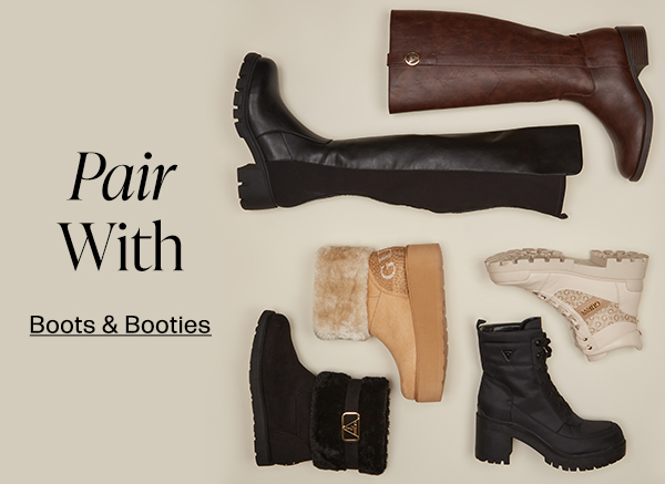 40% off everything featuring season boots and booties