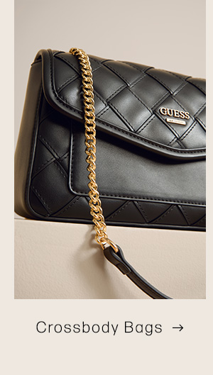 image of a quilted faux leather crossbody bag