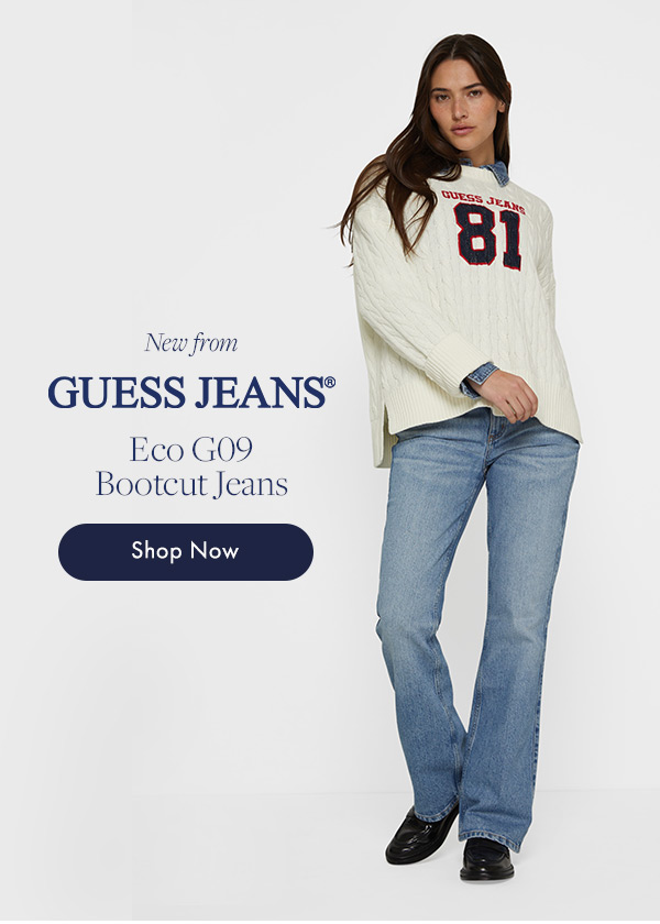 Shop the new Eco G09 Bootcut Jeans from GUESS Jeans.