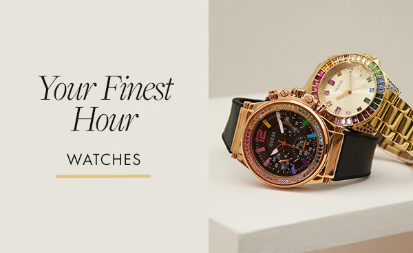 Shop for this season’s best timepieces.