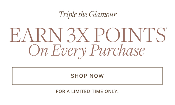 Earn 3x points on all purchases for a limited time.