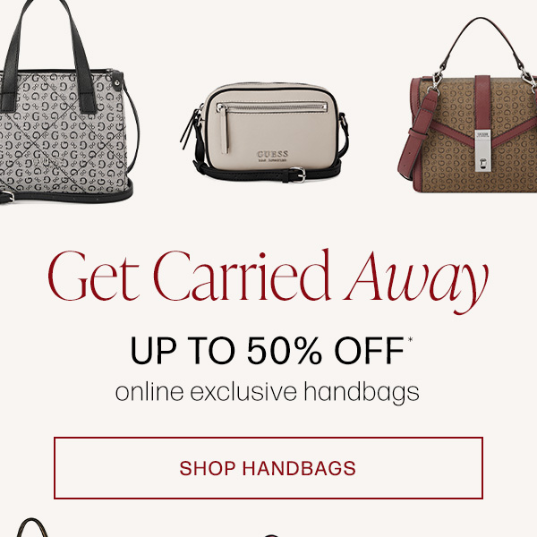 Handbags up to 50% off 