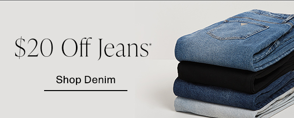 $20 off denim jeans for women